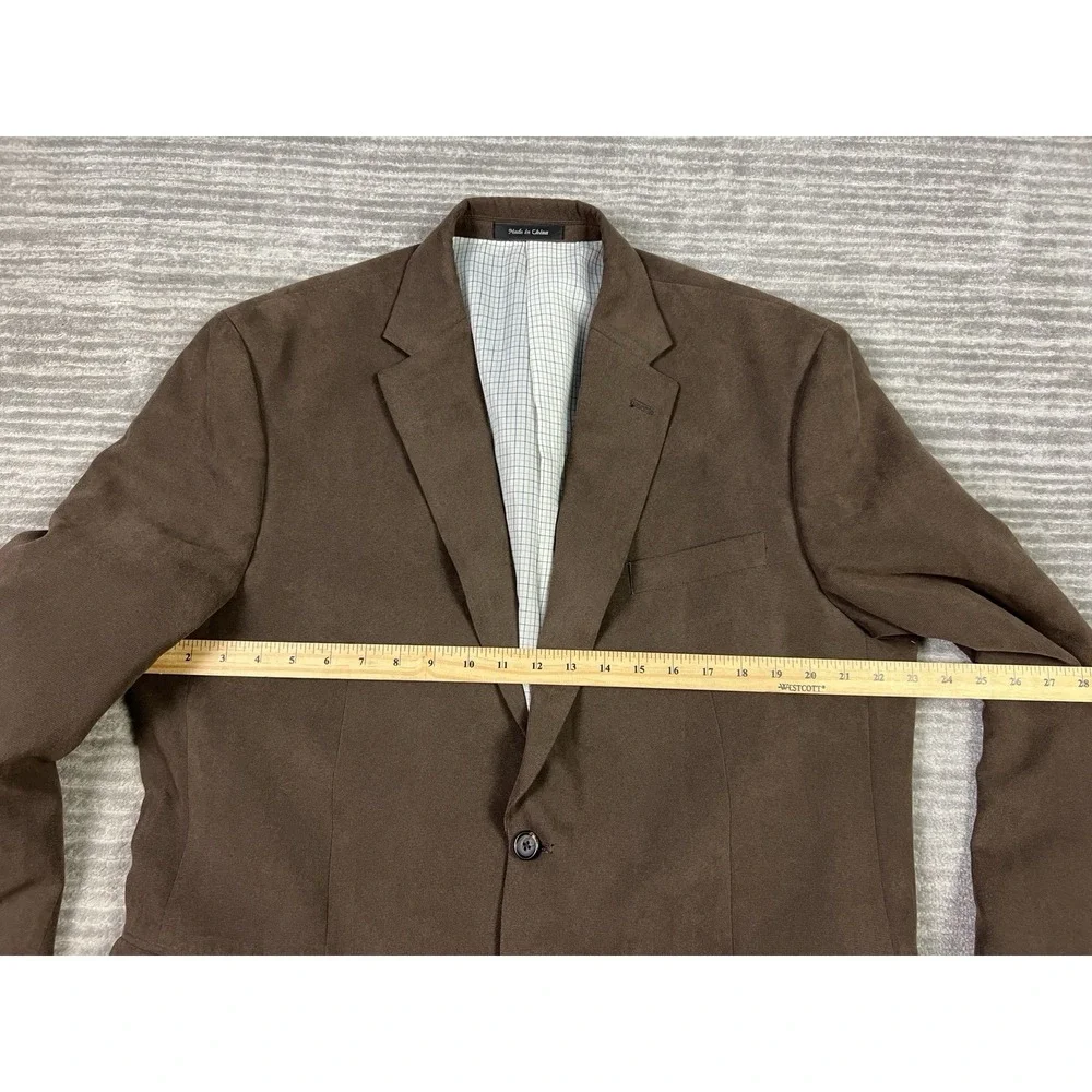 Lauren Ralph Lauren Blazer Womens 44R Brown Polyester 2 Button Front‎